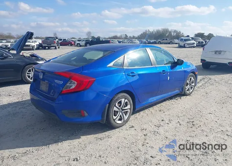 2017 Honda Civic Lx из США, поврежденный, VIN 19XFC2F5XHE050651